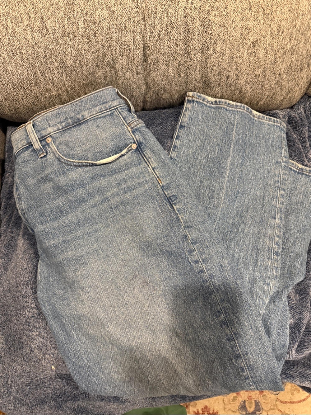 Madewell Women's Light Wash 90’s Straight-Leg Jeans